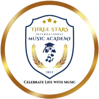 Three Stars International Music Academy Logo